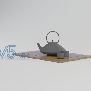 黑陶茶具VR/3D/UE4/Unity模型下载