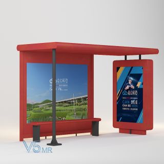公交车站台VR/3D/UE4/Unity模型下载