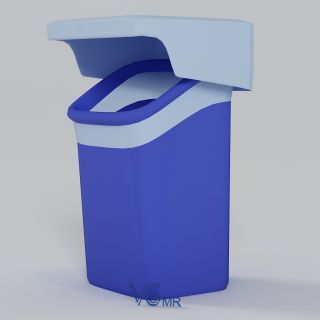 塑料垃圾桶VR/3D/UE4/Unity模型下载