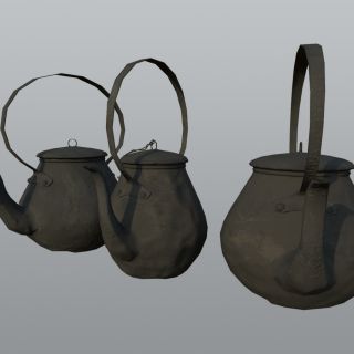 茶壶组VR/3D/UE4/Unity模型下载